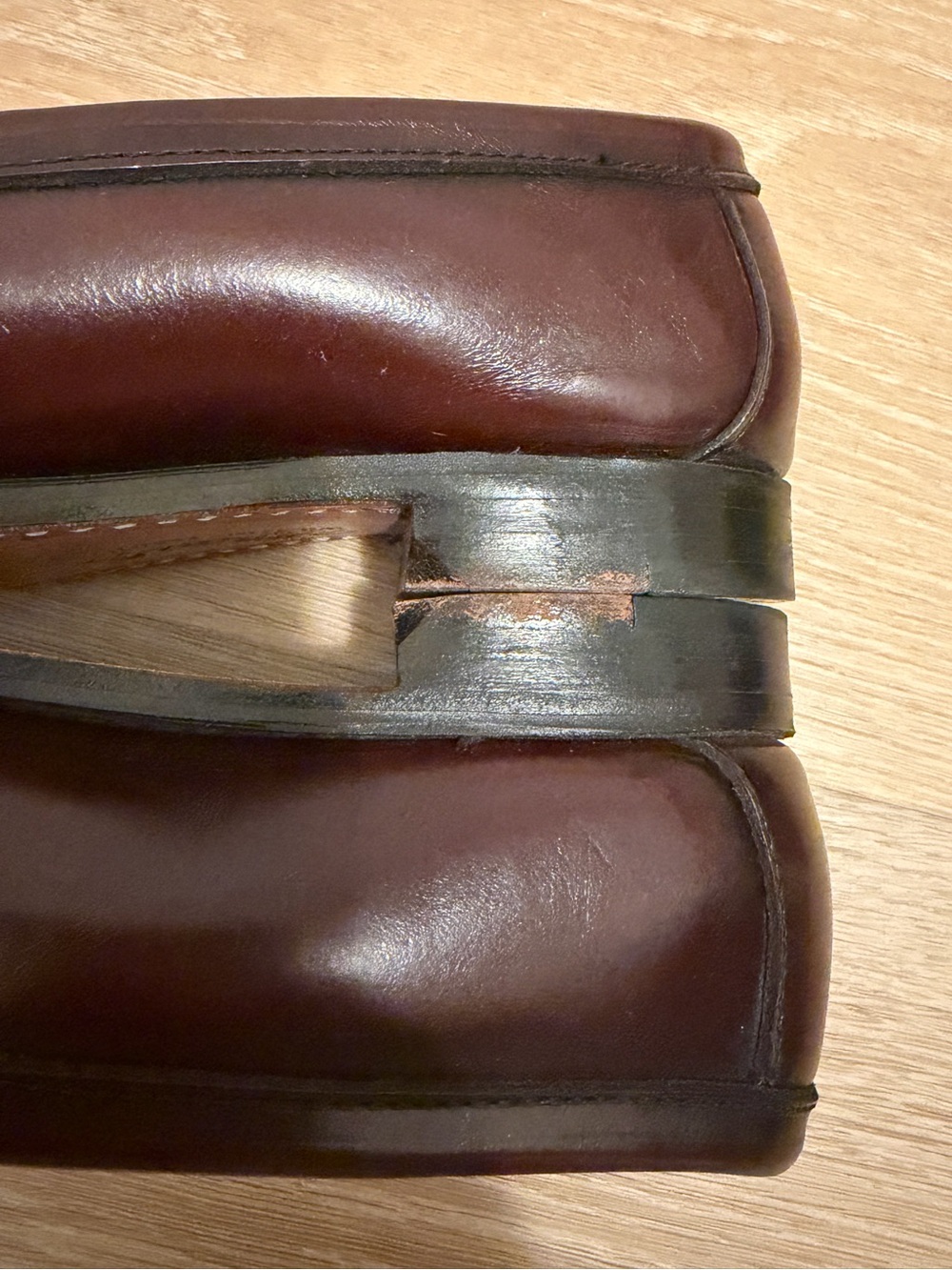GH Bass Burgundy Loafers - Picture 8 of 8